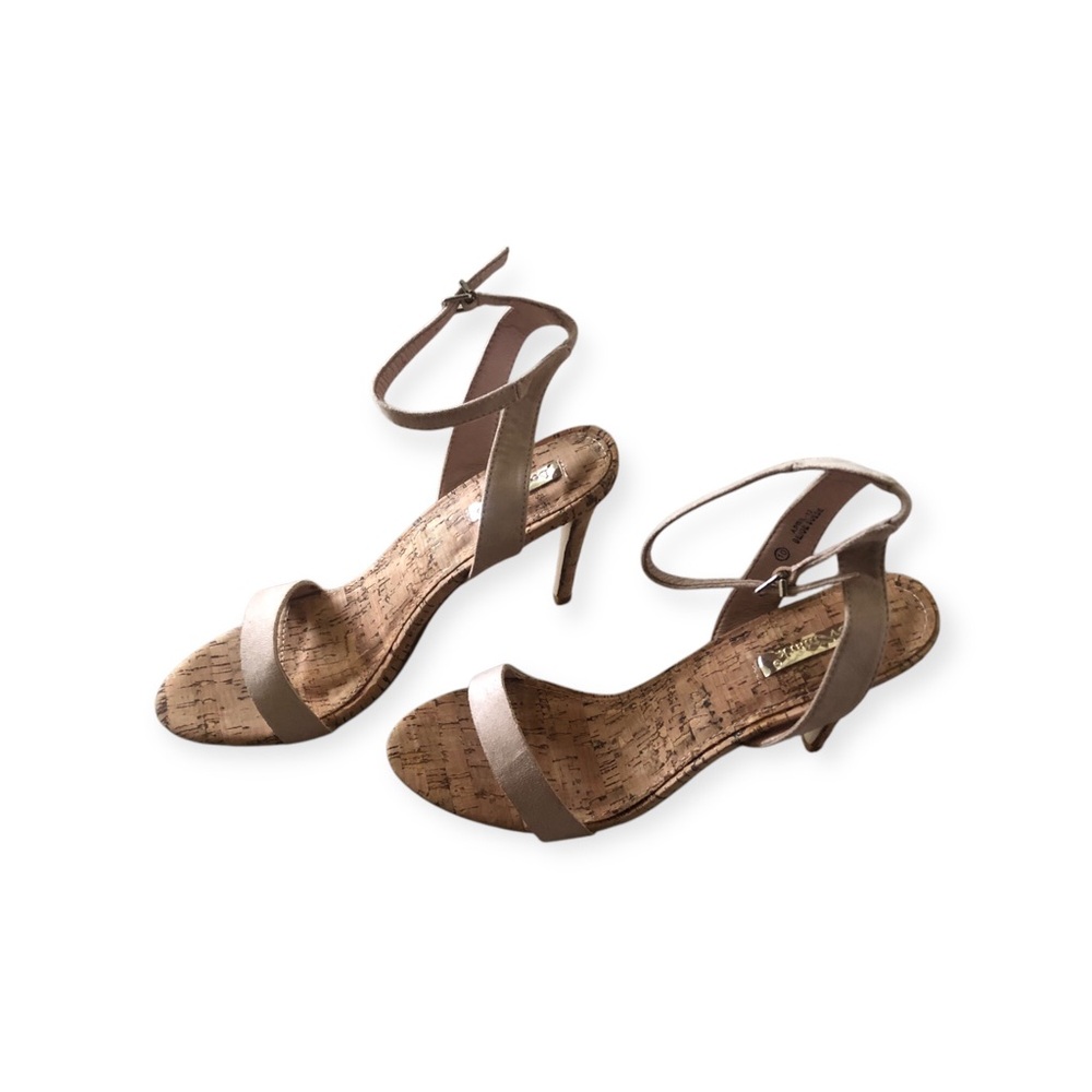 Heeled Sandals Beige